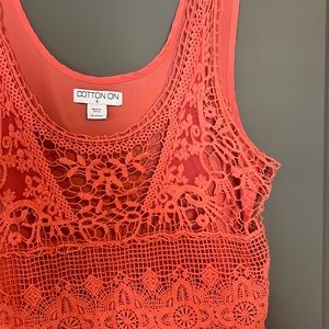 Crochet textured shirt